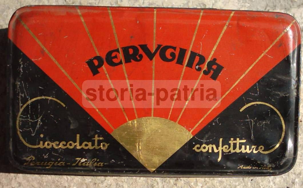 Perugia, Dolciaria, Perugina, Cioccolato, Confetture, Scatola Pubblicitaria, Art Deco immagine 10
