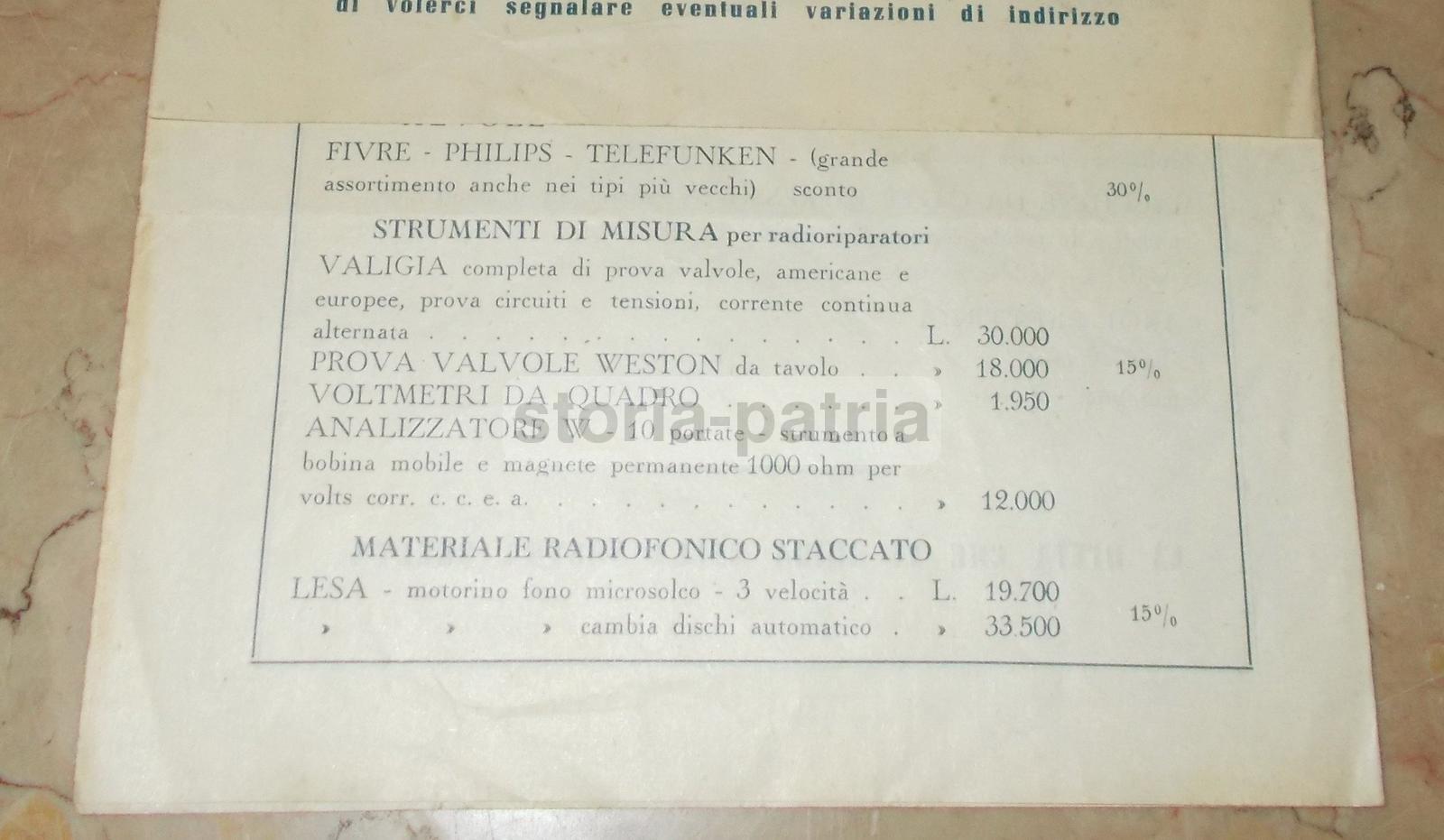 Piccioli Manetti, Firenze, Elettrodomestici, Radio, Televisori, Scrittura, Caffe immagine 4