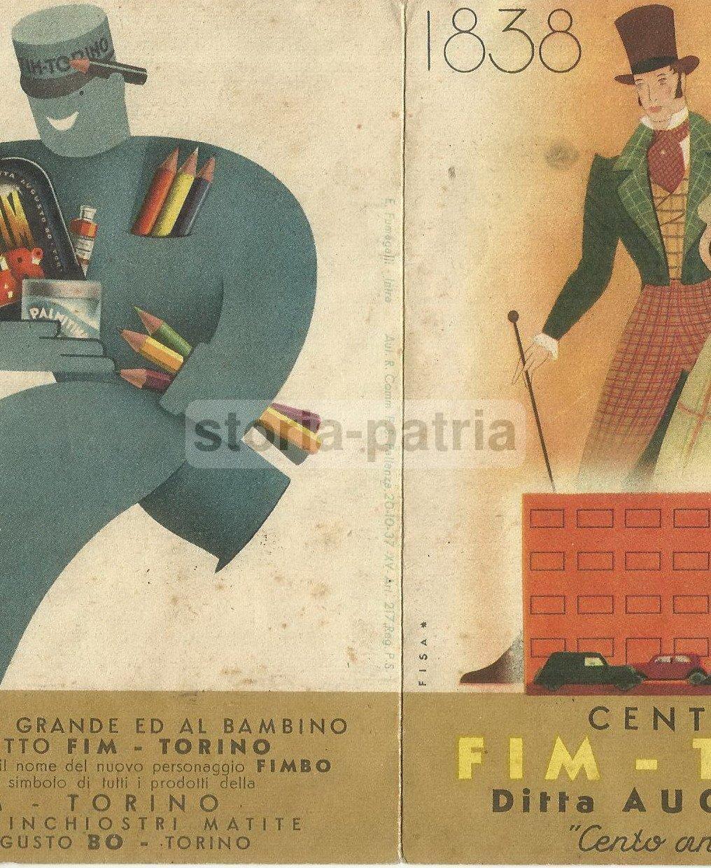 Piemonte, Torino, Scrittura, Inchiostro, Matite, Centenario Fim, Fisa, Augusto Bo, Auto immagine 3