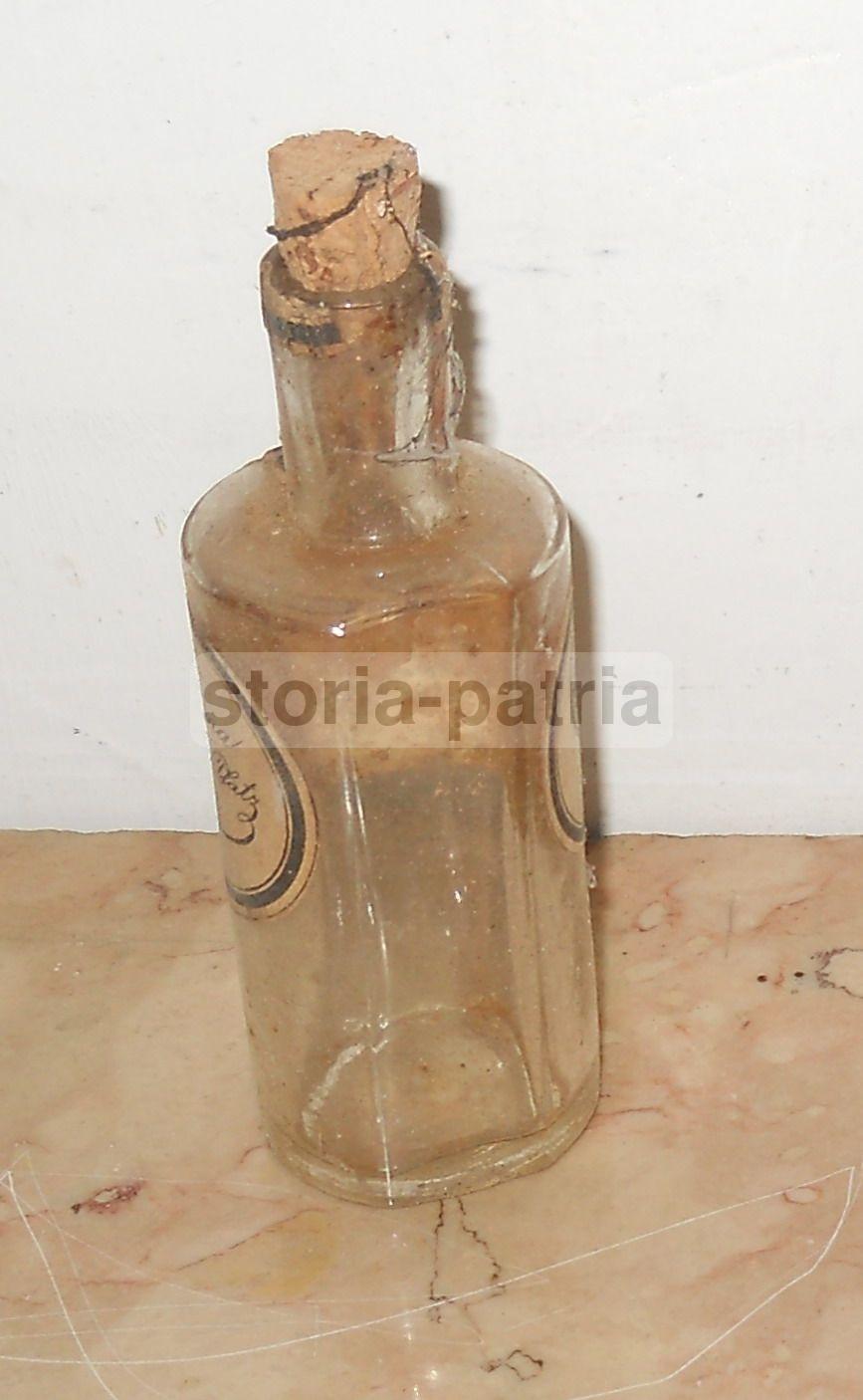 Profumeria, J M Farina, Bottiglia In Vetro, Antica, Decorativa, Araldica, Pubblicita immagine 3