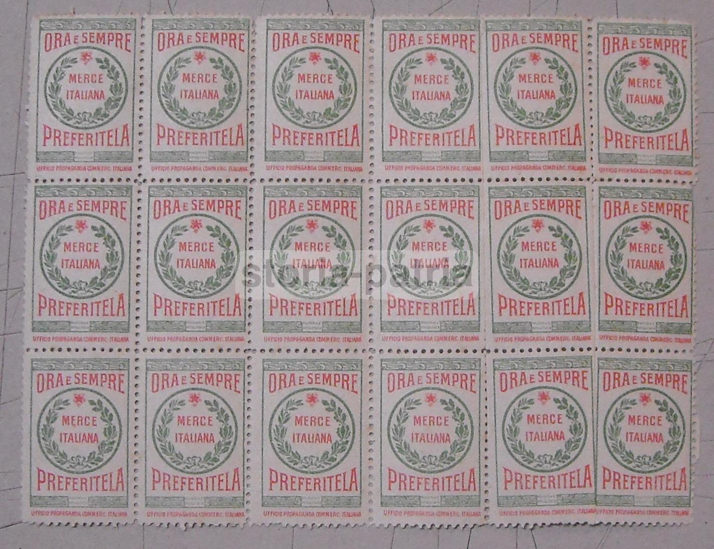 Propaganda Italiana, Made In Italy, Inusuale Raccolta Di Chiudilettera, d'Epoca, 18p immagine 1