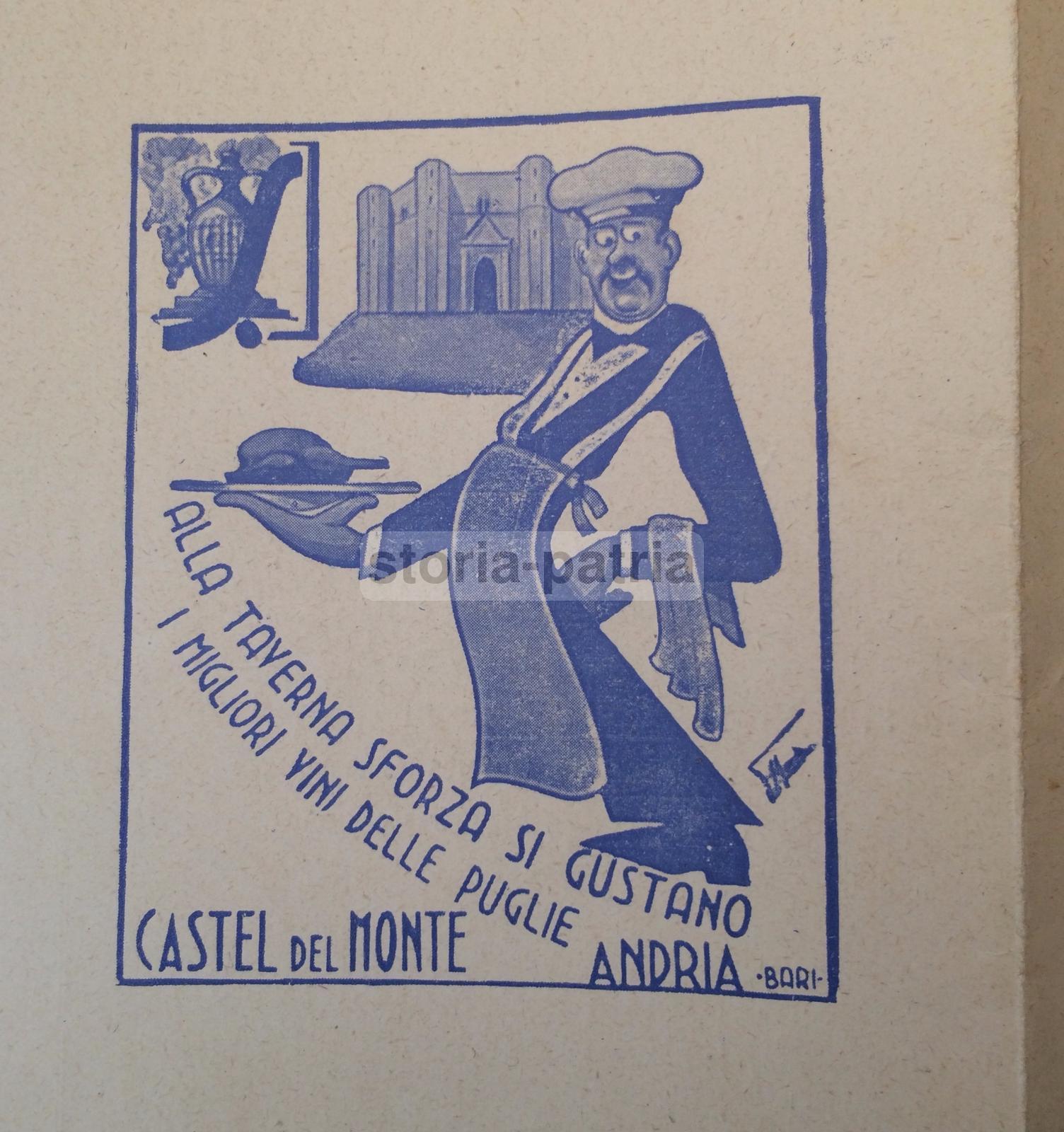 Puglia, Andria, Castel Del Monte, Ristorazione, Vini, Cucina, Trattoria, Pubblicitaria immagine 3