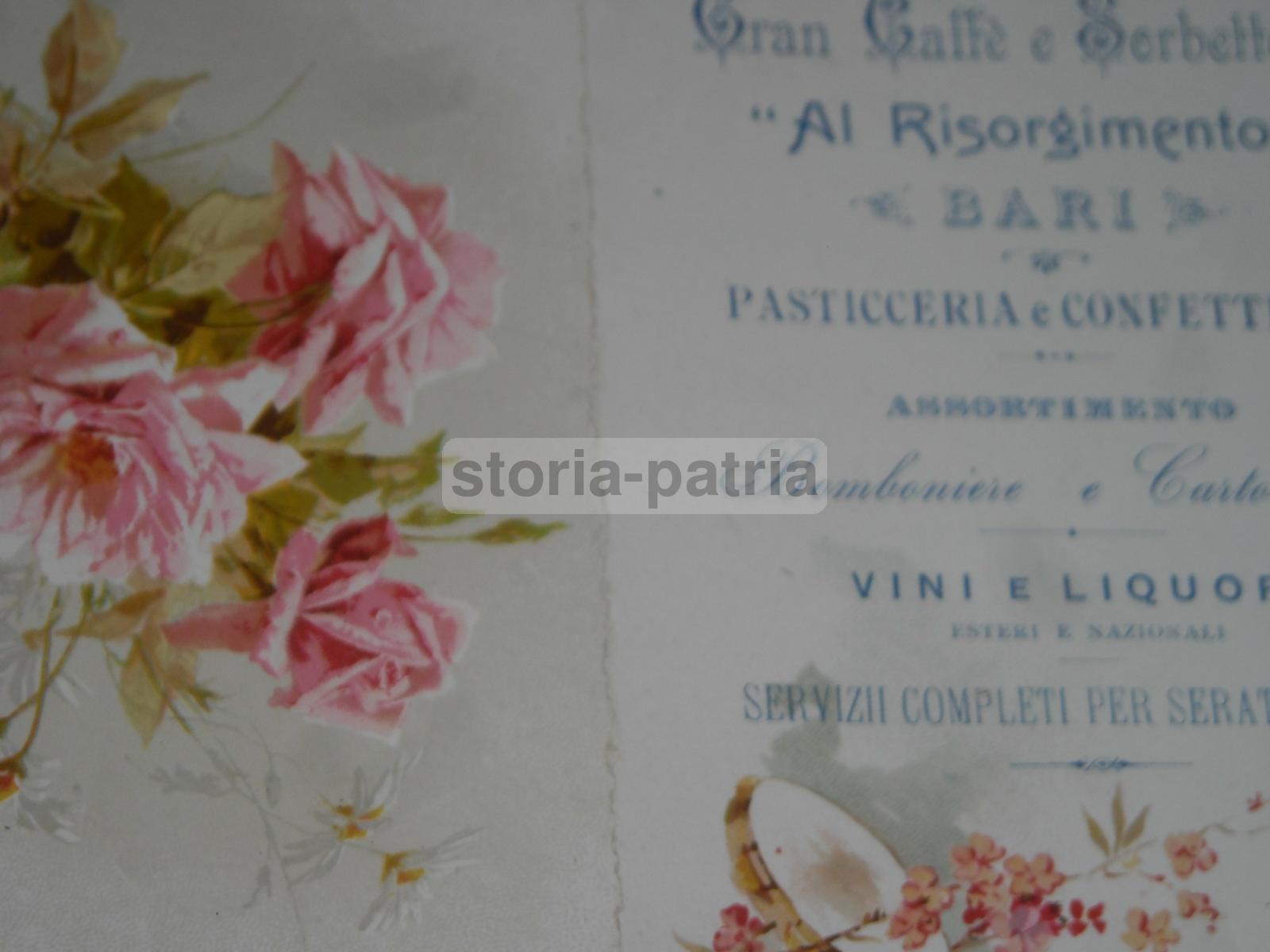 Puglia, Bari, Caffe, Sorbetteria, Pasticceria, Confetti, Vini, Liquori, Risorgimento immagine 2