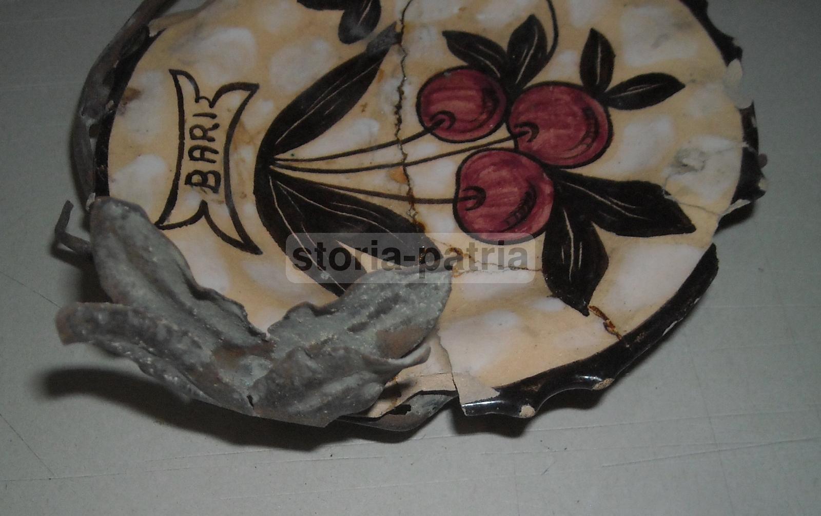 Puglia, Bari, Inusuale Pubblicitaria d'Epoca, Soprammobile, Ceramica, Ferro Battuto immagine 4