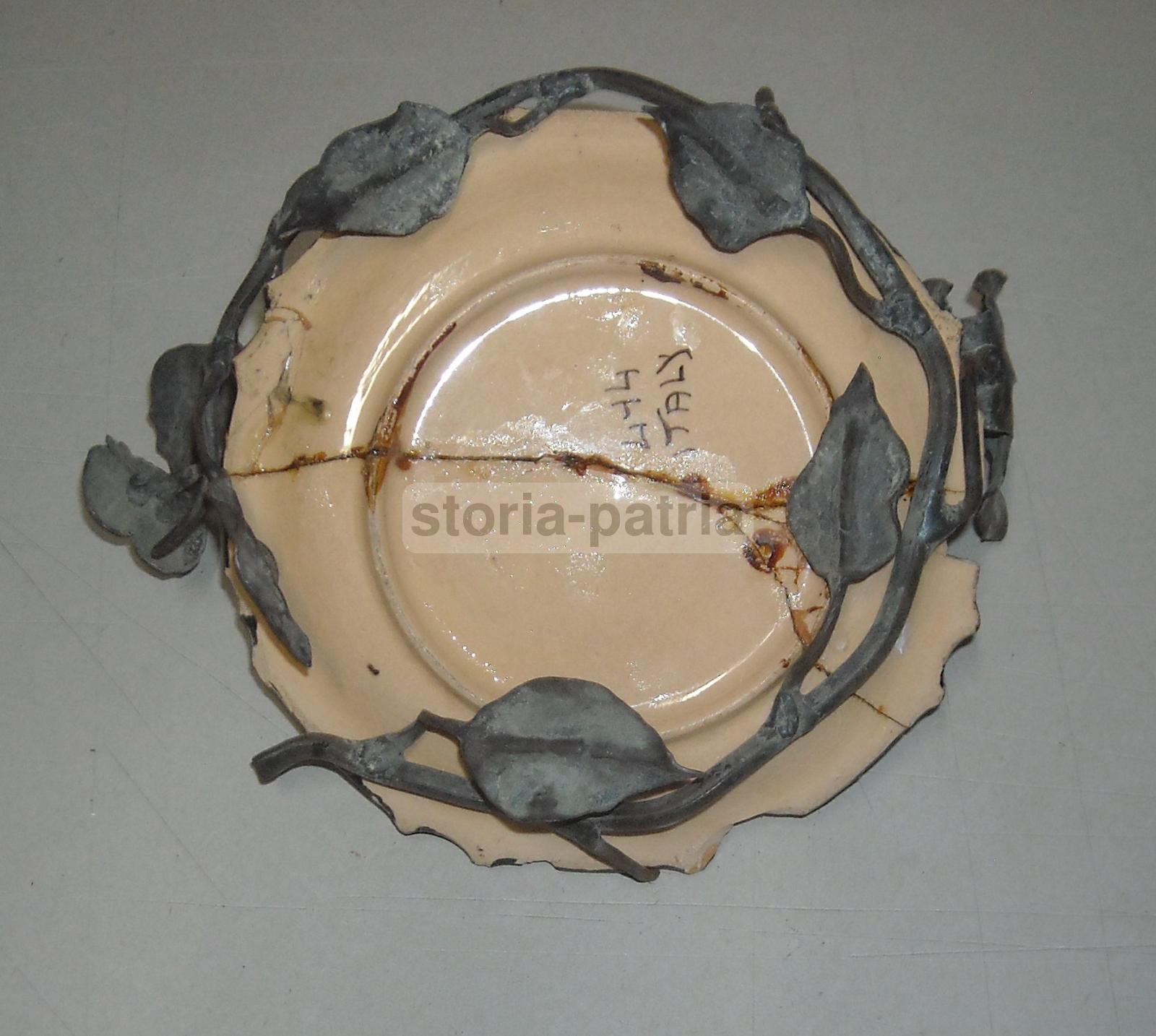 Puglia, Bari, Inusuale Pubblicitaria d'Epoca, Soprammobile, Ceramica, Ferro Battuto immagine 7