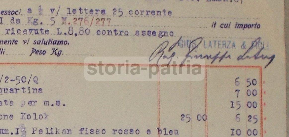 Puglia, Bari, Tipografia Editrice Cartoleria, Laterza, Bella Pubblicitaria, Filatelia immagine 4