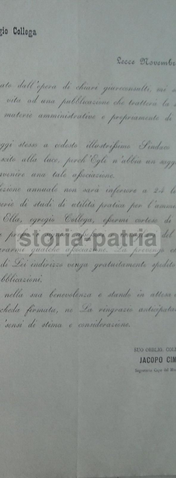Puglia, Lecce, Municipio, Cima, Giuridica, Tipografia Salentina, Depliant, Pubblicita immagine 2