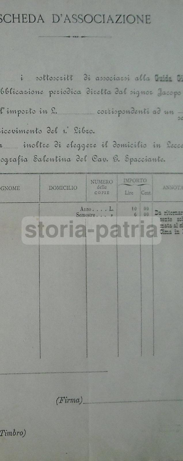 Puglia, Lecce, Municipio, Cima, Giuridica, Tipografia Salentina, Depliant, Pubblicita immagine 4