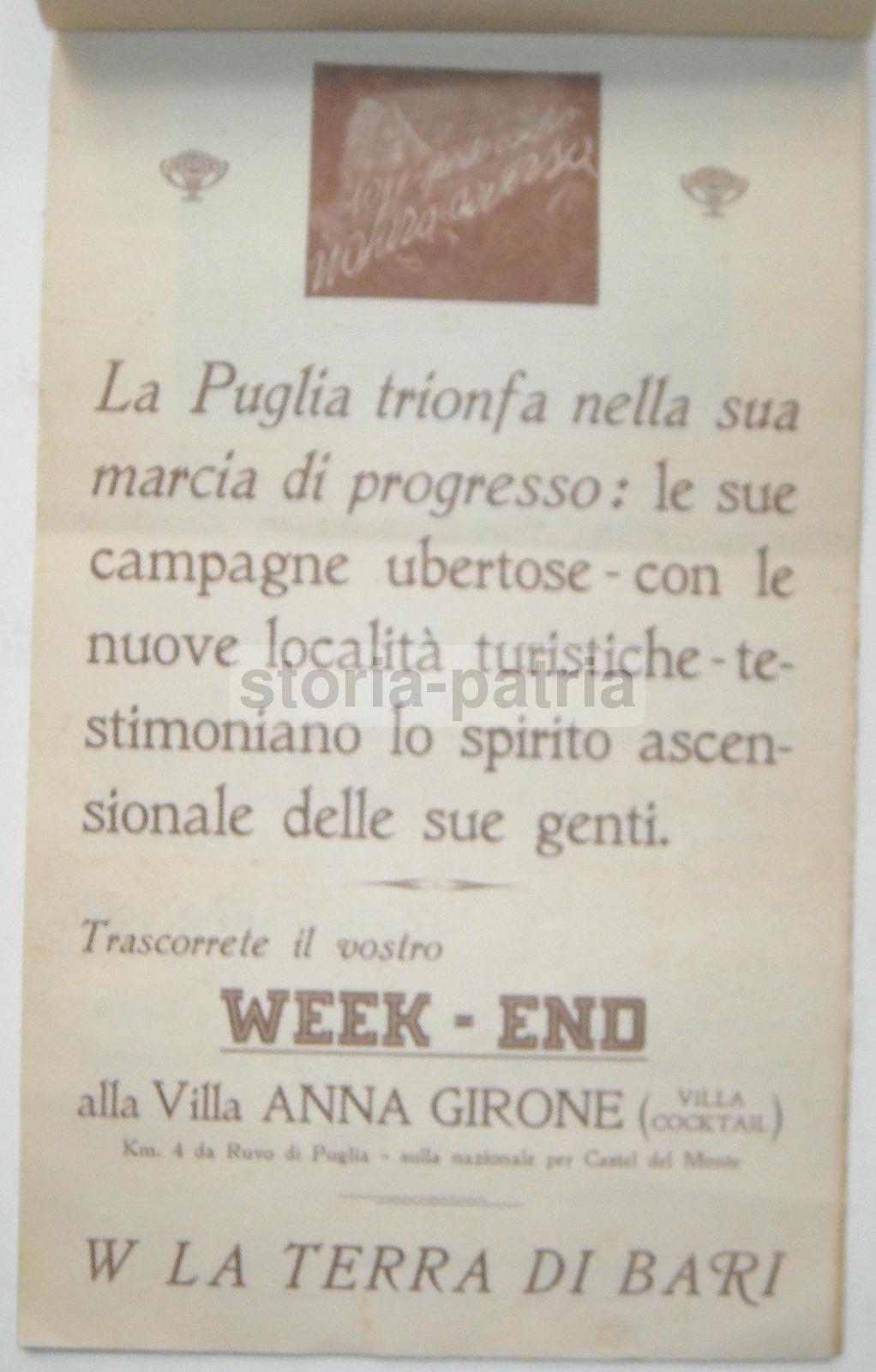 Puglia, Terra Di Bari, Ruvo, Castel Del Monte, Andria, Girone, Cafaro, Turismo, d'Epoca immagine 7