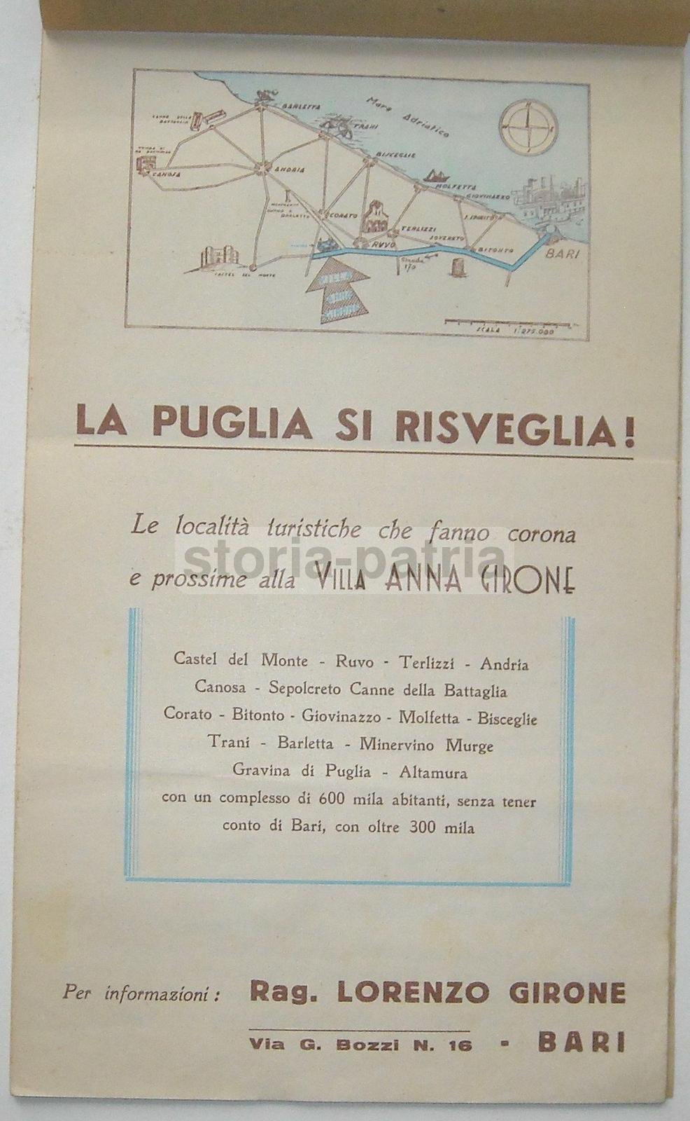 Puglia, Terra Di Bari, Ruvo, Castel Del Monte, Andria, Girone, Cafaro, Turismo, d'Epoca immagine 8