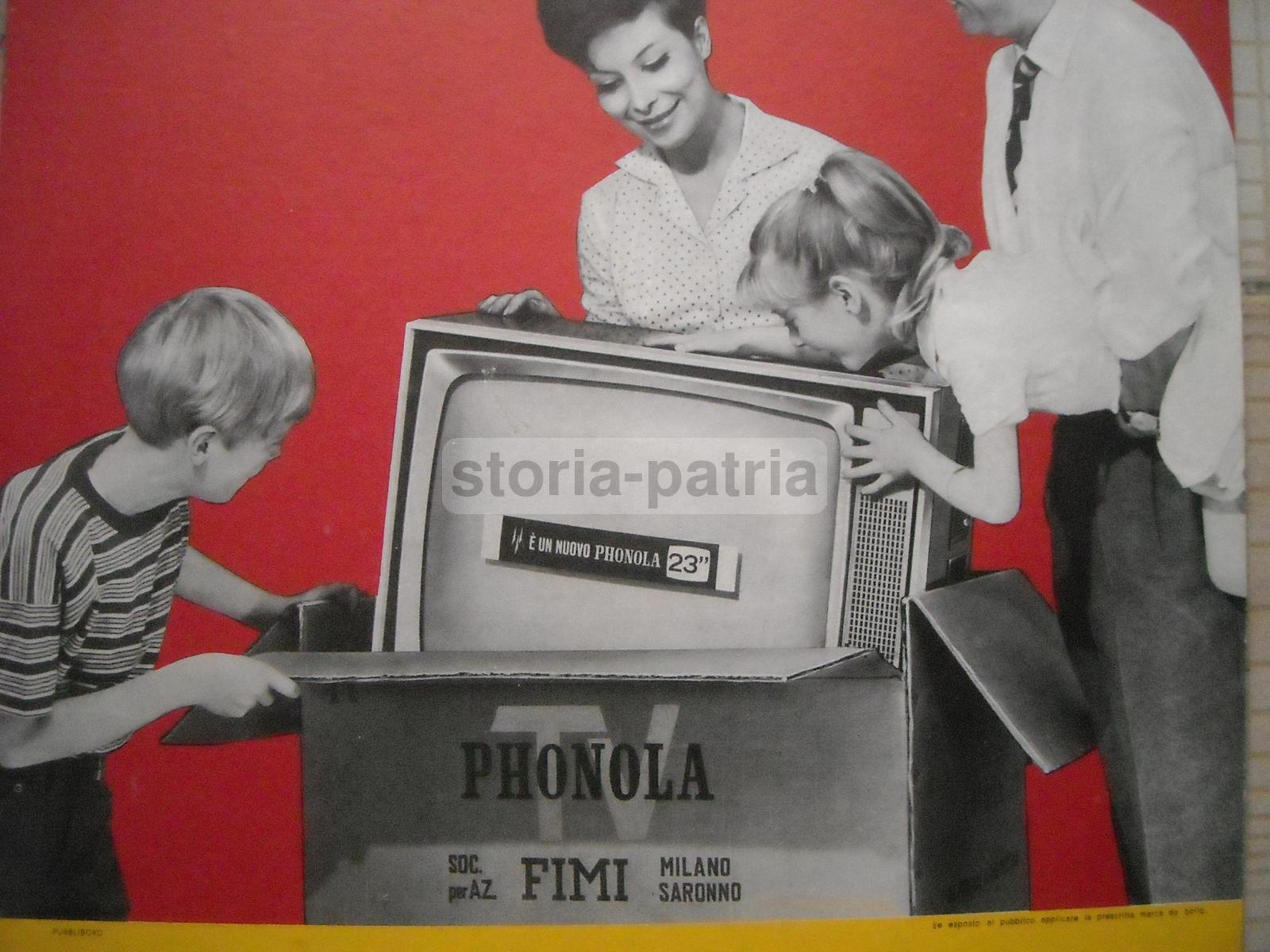 Radiotecnica, Televisione, Televisori Phonola, Bella Pubblicitaria, Galatina, Vergine immagine 3
