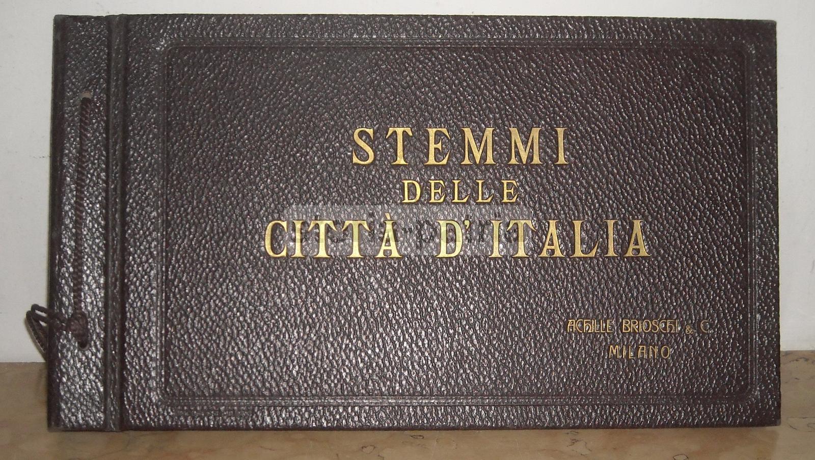 Regionalismo Italiano, Araldica, Stemmi, Antico Album, Figurine, Polveri Brioschi immagine 1
