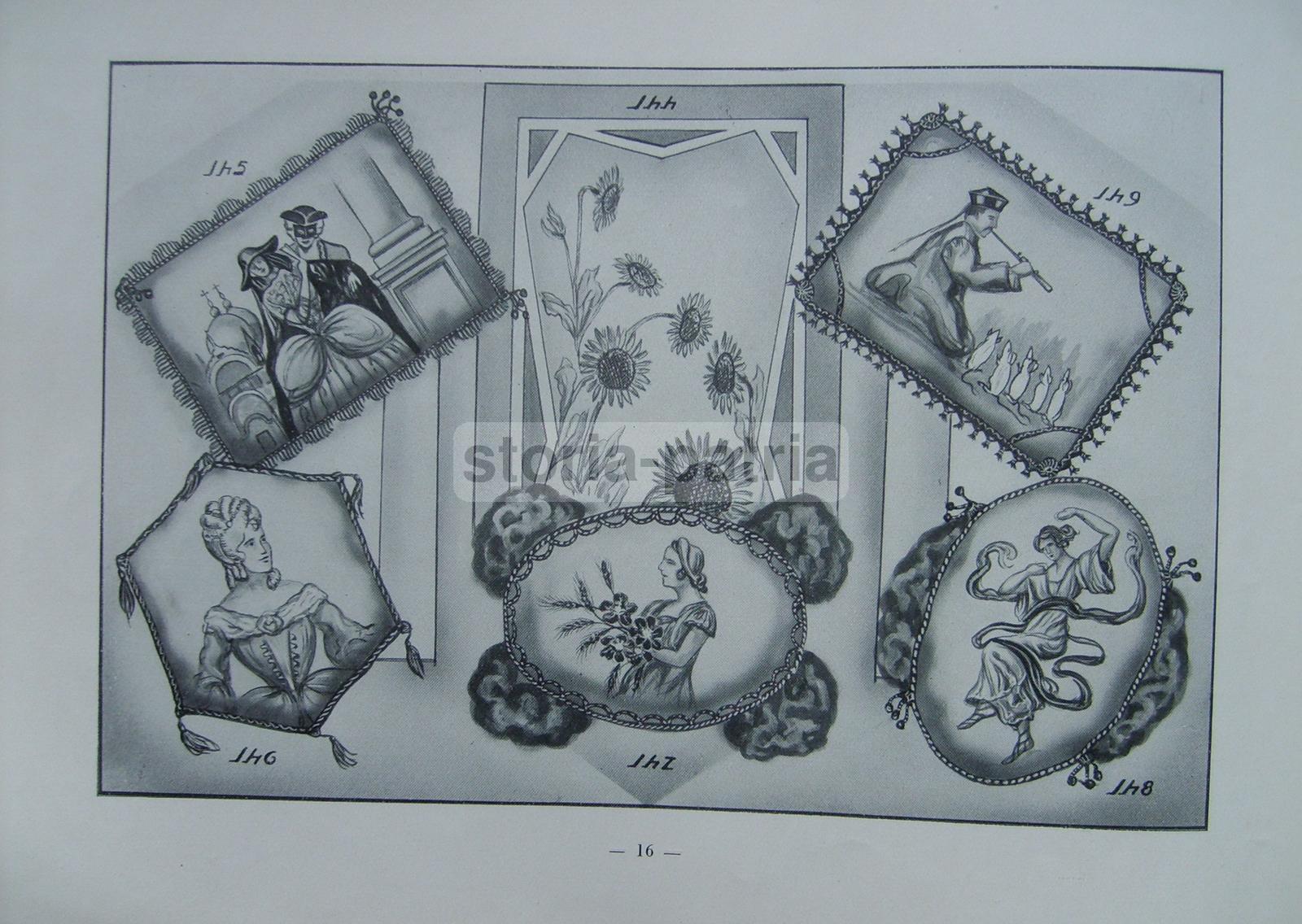 Sartoria, Ricami In Rilievo, Nascimbeni, Montecatini, Raro Catalogo Pubblicitario immagine 3