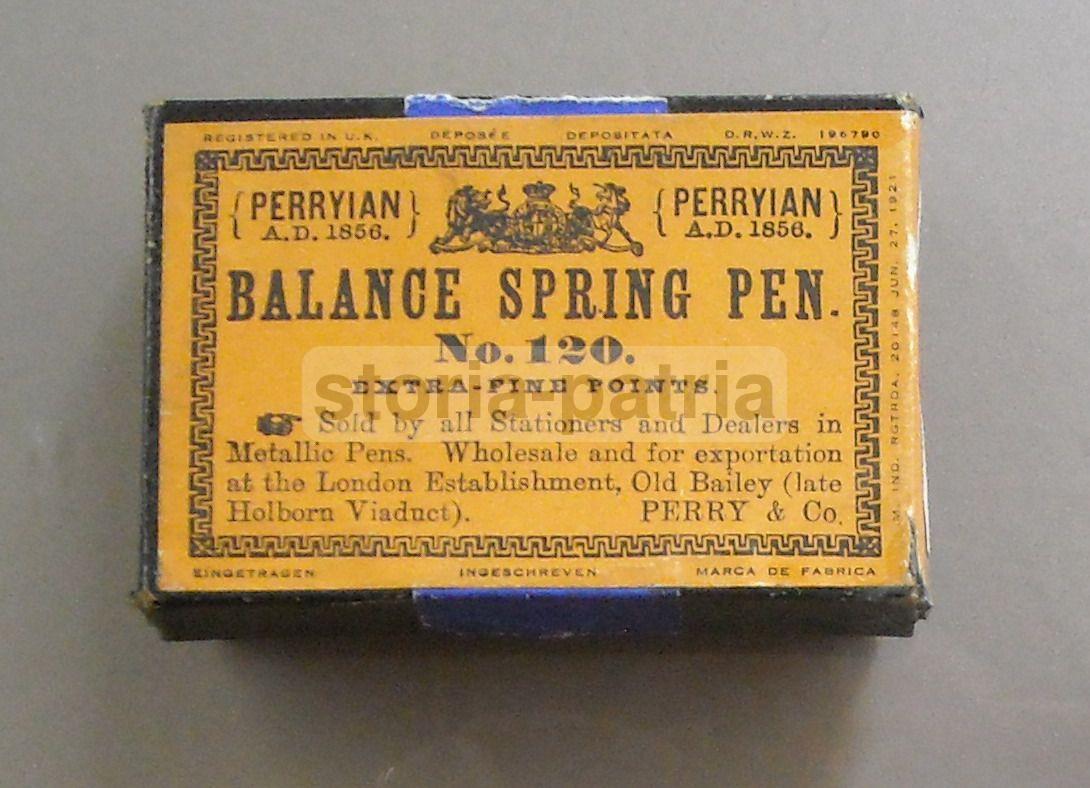 Scrittura, Calligrafia, Penne, Pennini, Astuccio Pubblicitario, Perryian, Perry, Londra immagine 1