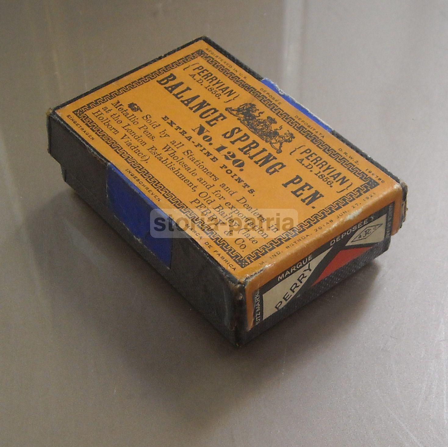 Scrittura, Calligrafia, Penne, Pennini, Astuccio Pubblicitario, Perryian, Perry, Londra immagine 2