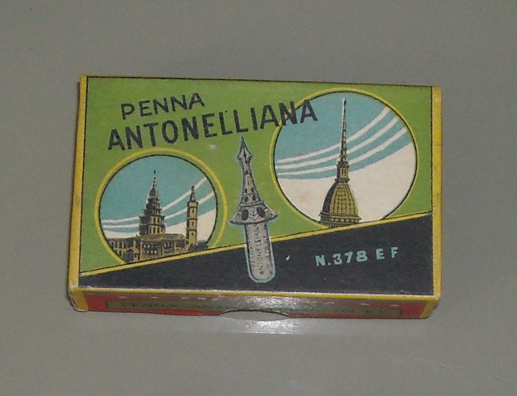Scrittura, Calligrafia, Penne, Pennini, Astuccio Pubblicitario, Torino, Mole Antonelli immagine 1