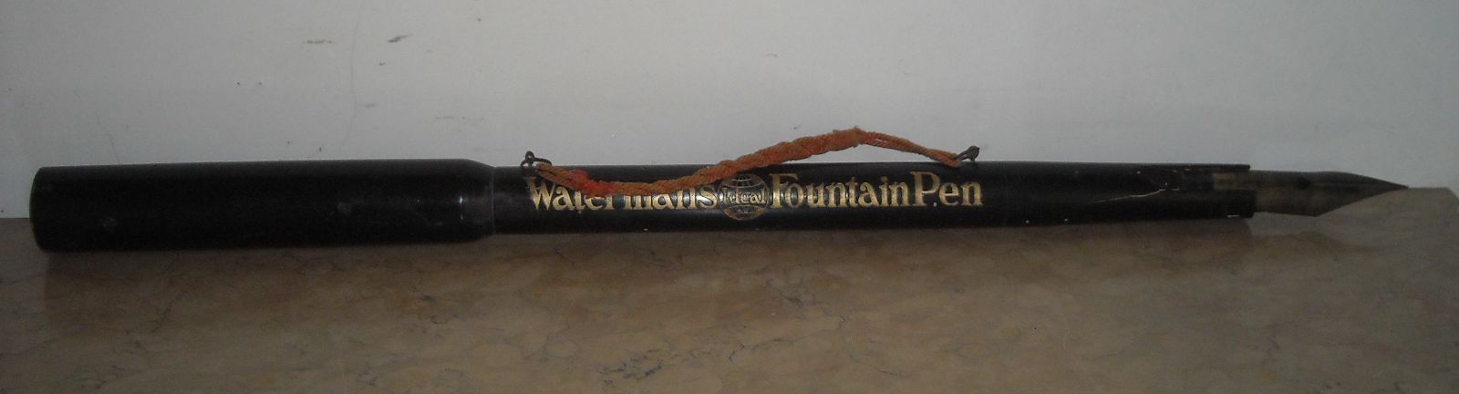 Scrittura, Penne Da Collezione, Antica Pubblicitaria, Watermans, Rarita, 1 Metro immagine 6