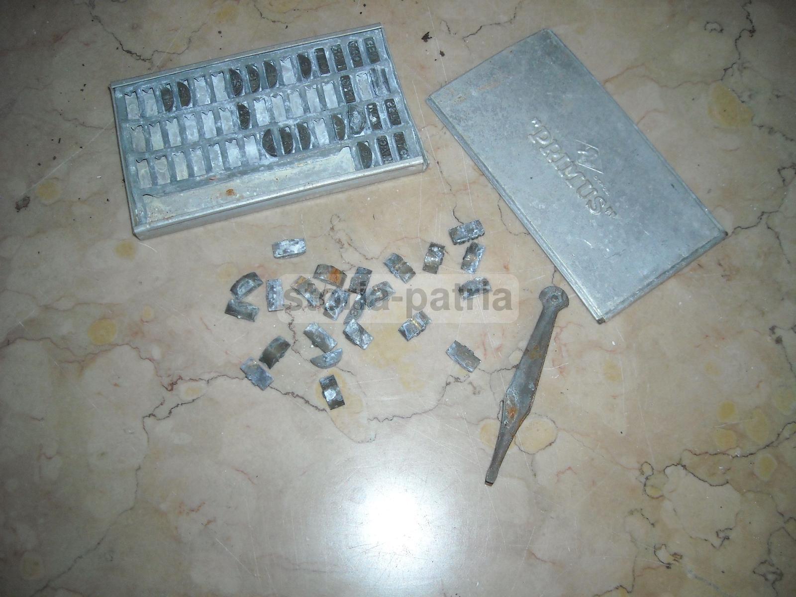 Scrittura, Tipografia Portatile, Astuccio Da Collezione, Datario, Con Pinzetta immagine 3