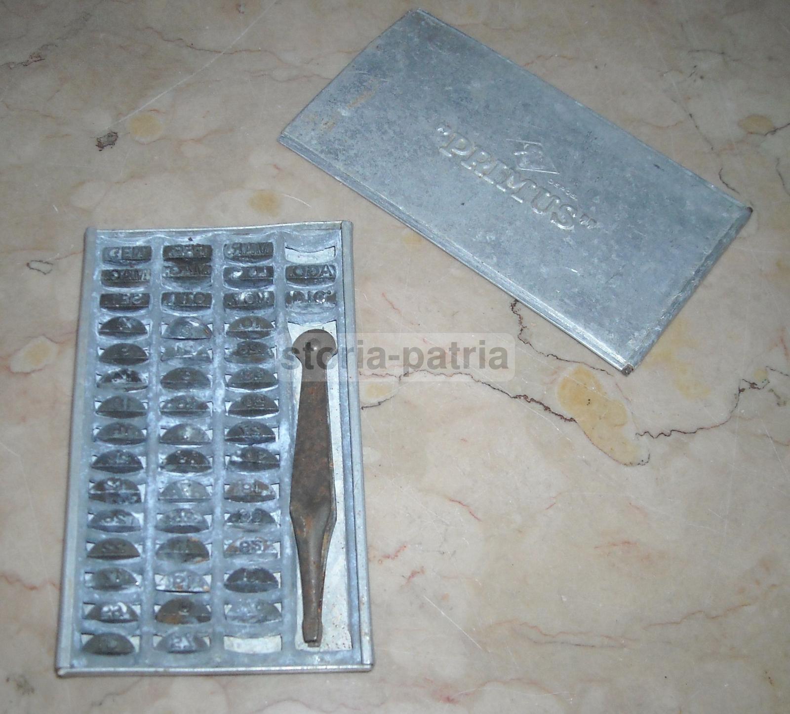 Scrittura, Tipografia Portatile, Astuccio Da Collezione, Datario, Con Pinzetta immagine 6