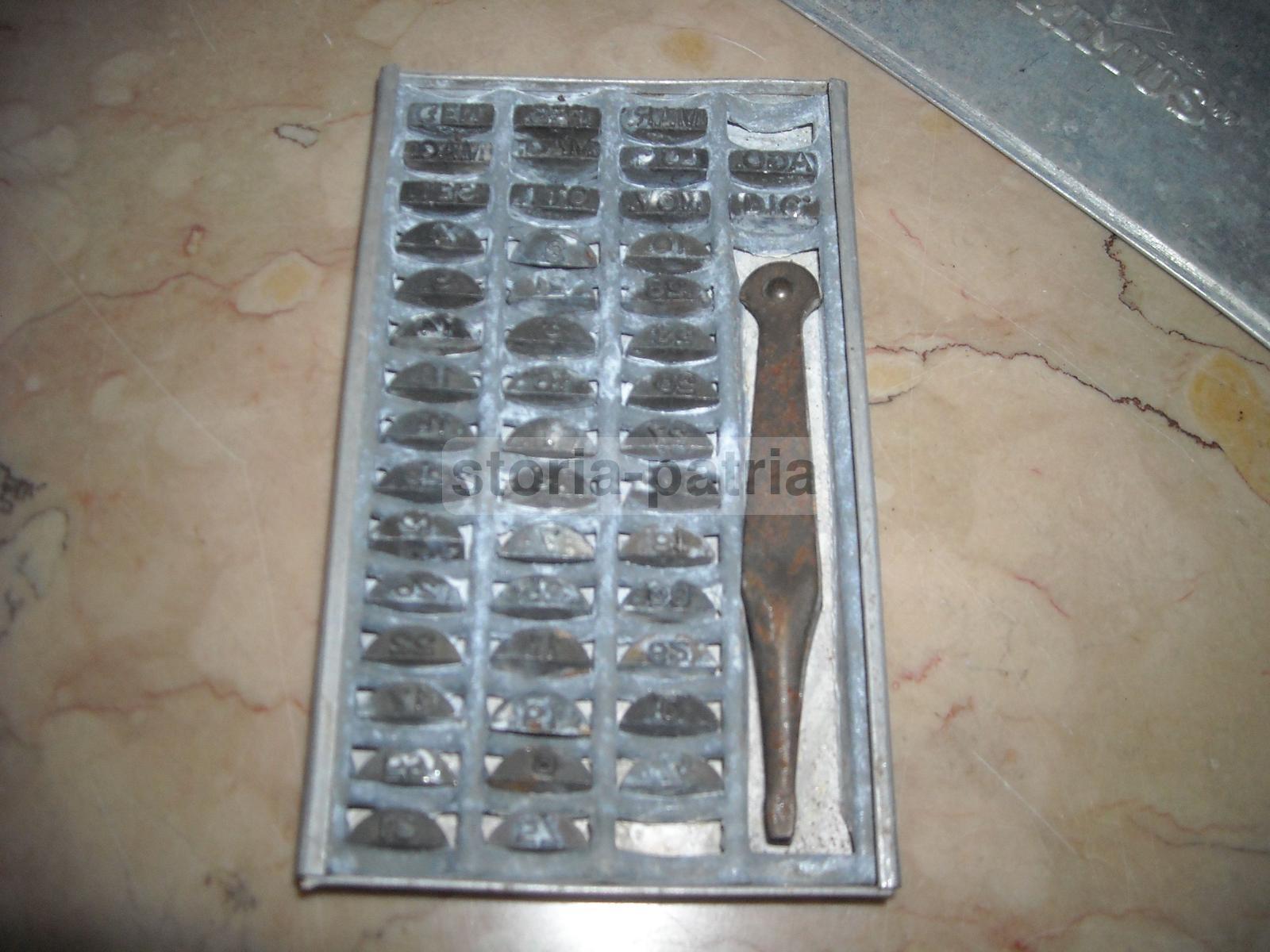 Scrittura, Tipografia Portatile, Astuccio Da Collezione, Datario, Con Pinzetta immagine 7