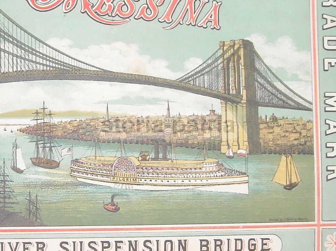 Sicilia, Messina, Ponte Di Brooklyn, New York, Navigazione, Emigrazione, Esportazione immagine 6