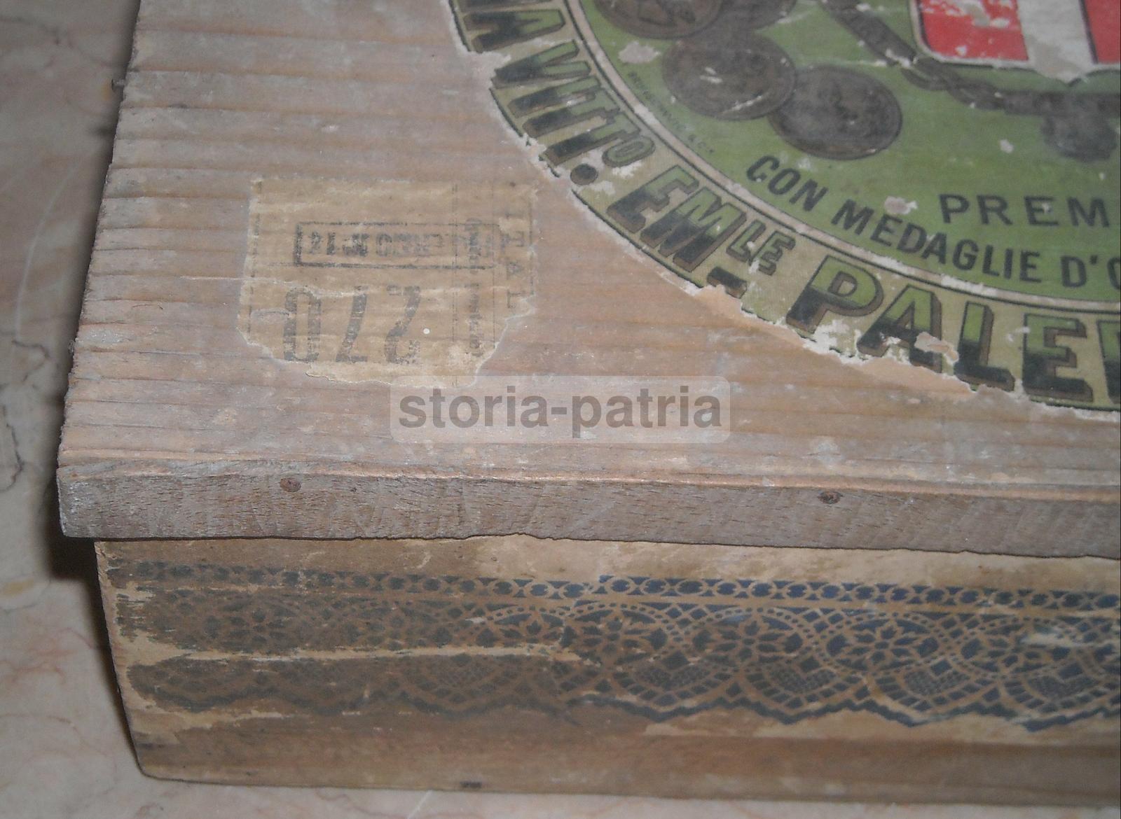 Sicilia, Palermo, Dolciaria, Confetture, Araldica, Savoia, Antica Scatola, Pubblicita immagine 15