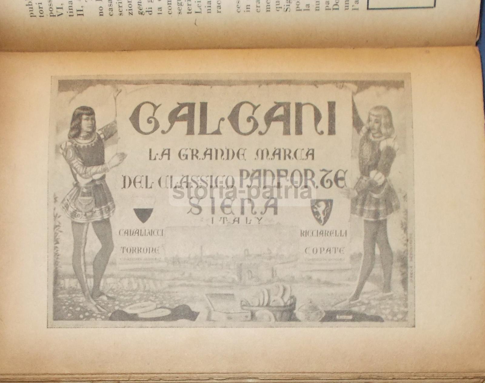 Siena, Storia Locale, Economia, Turismo, Arte, Calendario, Cronologia, Pubblicita, 1947 immagine 7