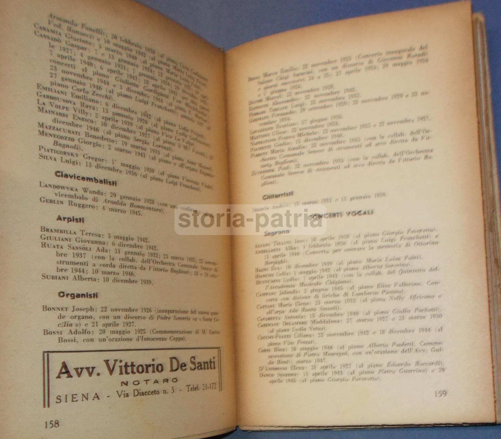 Siena, Storia Locale, Economia, Turismo, Arte, Calendario, Cronologia, Pubblicita, 1947 immagine 9