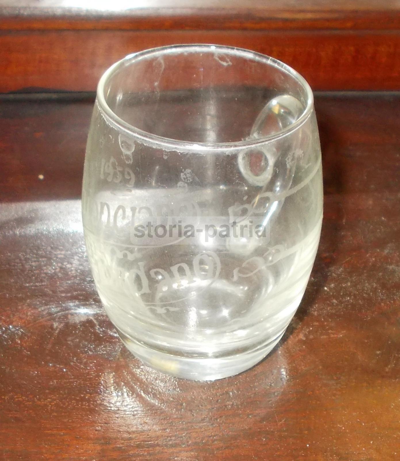 Terme, Acque Minerali, Chianciano, Grazioso Bicchiere Pubblicitario, Giordano, Inciso immagine 1