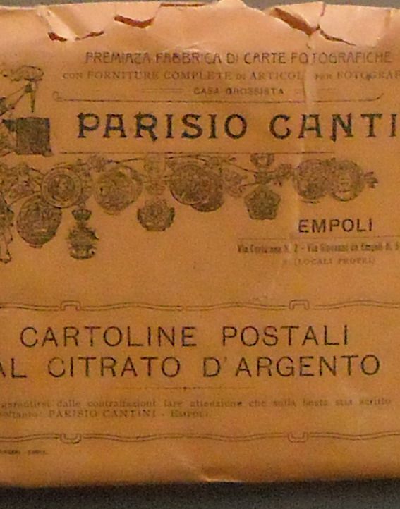 Toscana, Empoli, Fotografia, Citrato Argento, Cantini, Araldica, Busta Pubblicitaria immagine 1