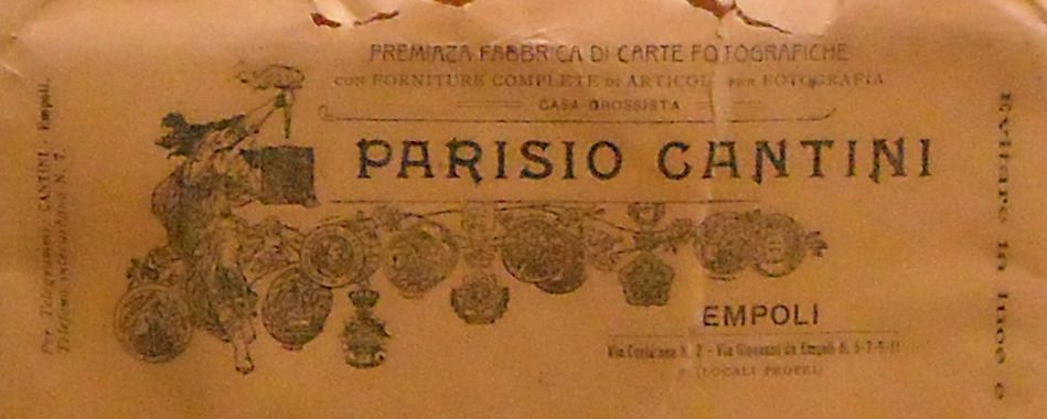 Toscana, Empoli, Fotografia, Citrato Argento, Cantini, Araldica, Busta Pubblicitaria immagine 2
