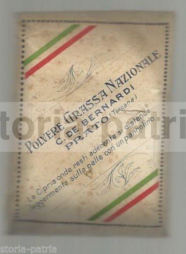 Toscana, Prato, Cipria, De Bernardi, Tricolore, Pubblicitaria Da Collezione, Inusuale immagine 1
