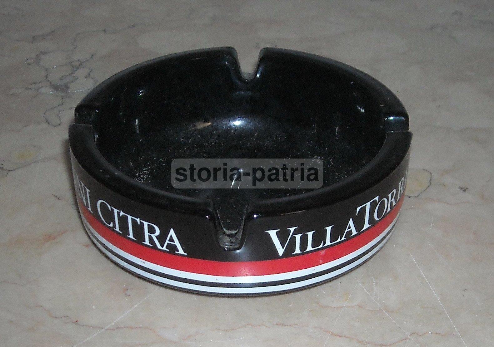 Vecchio Posacenere, Vetro Pubblicitario, Decorativo, Da Collezione, Vino, Citra, Torre immagine 1