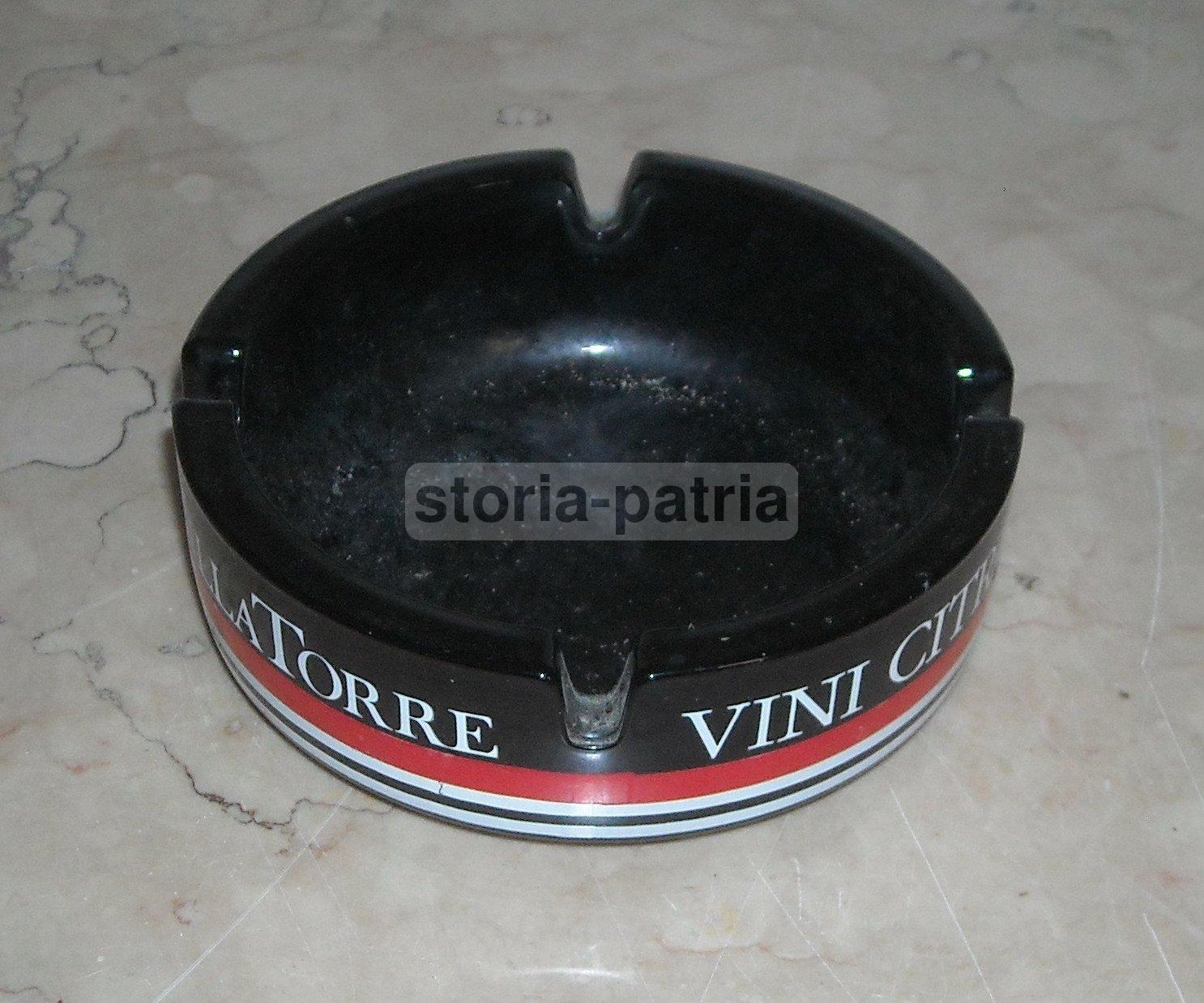 Vecchio Posacenere, Vetro Pubblicitario, Decorativo, Da Collezione, Vino, Citra, Torre immagine 3