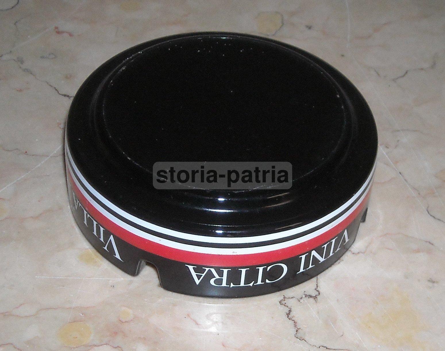 Vecchio Posacenere, Vetro Pubblicitario, Decorativo, Da Collezione, Vino, Citra, Torre immagine 4