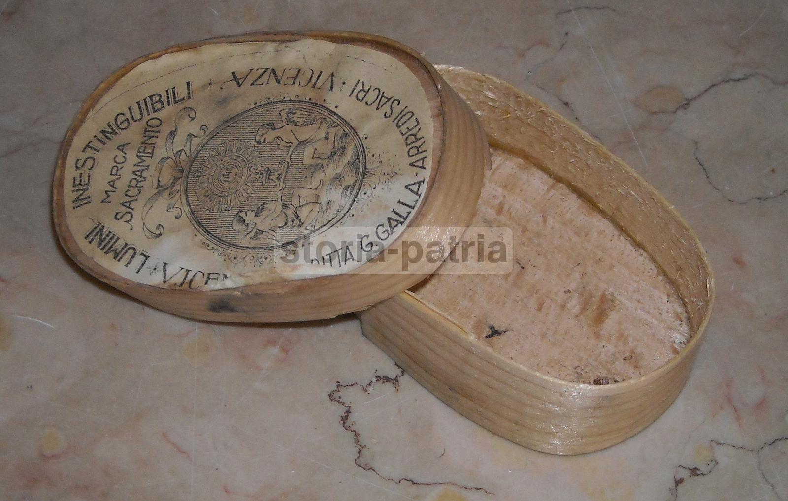 Vicenza, Galla, Sacramento, Illuminazione, Stampa Devozionale, Antica Pubblicitaria immagine 3